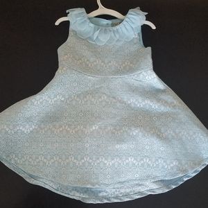 Oshkosh  size 4T girl Frozen blue dress sparkel